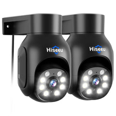 5MP PTZ 𝟯𝟲𝟬° 𝙑𝙞𝙚𝙬 WiFi Security Camera Outdoor Work with Echo Show(Black)