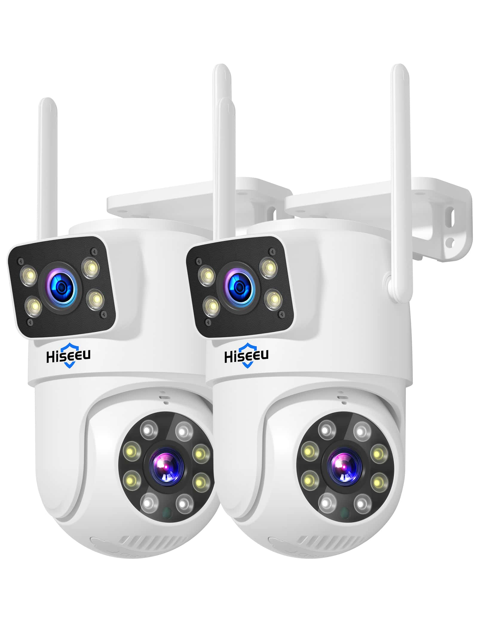 Hiseeu 4MP Dual Lens 5G/2.4G WiFi-Pro Power Cord WS03 B0D62BK1KM