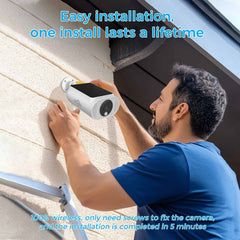 2.4GHz/5GHz WiFi 4MP Wireless Security Camera Outdoor with AI Motion Detection and SD /Cloud Storage