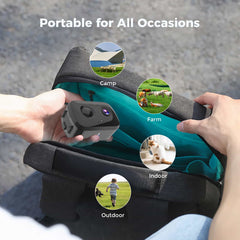 2.4G WiFi 4MP Battery Powered Outdoor Wireless Smart Solar Camera With 2-Way Audio (Black)