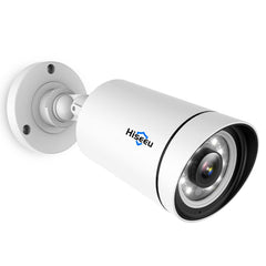 Wired 5MP PoE Bullet Security Camera IP66 Waterproof with Two-Way Audio