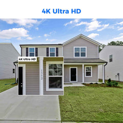 4K Ultra 8MP PoE IP Dome Camera with Two-Way Audio Human Vehicle Detection