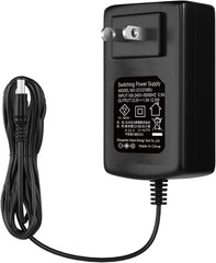 Hiseeu AC 100-240V to DC 12V 1A 1000mA 12W Power Supply 5.5 x 2.1mm FCC 10 Feet Cable Power Supply (12V-1000mA) Power Adapter for Security Cameras