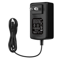 Hiseeu 3ft AC 100-240V to DC 12V 2A Power Supply Adapter Switching for CCTV Cameras DVR NVR LED Strip 5.5mmx2.1mm FCC