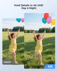 【4K HD+360°View】 Hiseeu 4K PoE Security Camera System, 8MP PTZ Wired Security Camera Outdoor&Indoor, Auto Human Tracking, Free Remote Access, 2 Way Audio, Plug and Play, 2TB HDD for 7/24 Record