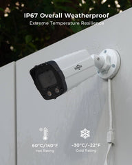 Hiseeu 12MP PoE Security Camera System, 8 Pcs 12MP Security Cameras, 121° Wide View, Person Vehicle Detect, 2-Way Audio, Soptlights Color Night Vision, 16 CH PoE NVR with 4TB HDD for Home Surveillance