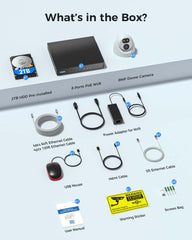 【121°Wide View+4K HD】 Hiseeu 4K Security Camera System, 8 Pcs 8MP PoE Security Camera Outdoor&Indoor, No Monthly Fee, Human Vehicle Detect, Smart Playback, 2TB Hard Drive for Surveillance 7/24 Record