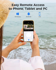 4K 8MP Wireless 2.4G/5G WiFi Security Camera with Two Way Audio