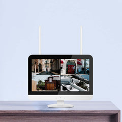 【NO HDD】Wireless 10CH Network Video Recorder, 2.4G/5G WiFi, 7/24 Hours Recording, Detect Zone, Work with Hiseeu Single Camera