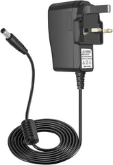 Hiseeu AC 100-240V to DC 12V 1A 1000mA 12W Power Supply 5.5 x 2.1mm FCC 10 Feet Cable Power Supply (12V-1000mA) Power Adapter for Security Cameras