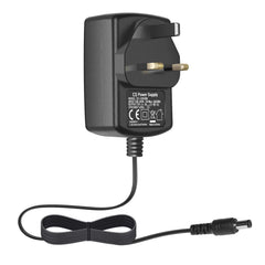 Hiseeu 3ft AC 100-240V to DC 12V 2A Power Supply Adapter Switching for CCTV Cameras DVR NVR LED Strip 5.5mmx2.1mm FCC