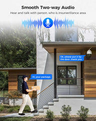 2K PTZ 30X Optical Zoom 5G/2.4Ghz WiFi Security Camera Outdoor with Two Way Audio