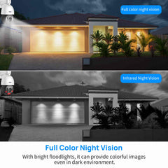 3MP PTZ 30X Optical Zoom 5G/2.4Ghz WiFi Security Camera Outdoor with Two Way Audio