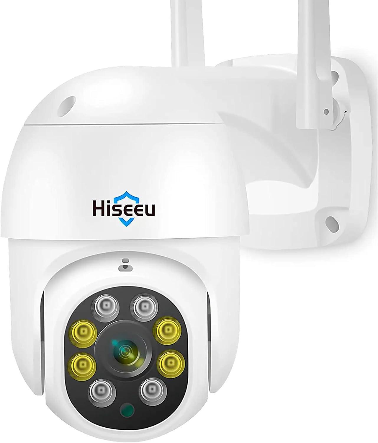 Hiseeu 5MP Wireless WiFi PTZ Camera, WHD305, Works with Eseecloud