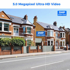 5MP PTZ 𝟯𝟲𝟬° 𝙑𝙞𝙚𝙬 WiFi Security Camera Outdoor with Auto Motion Tracking