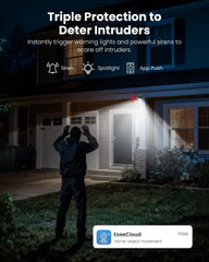 WiFi Pro 2.4&5GHz 4K 8MP Wireless Home Security Camera With Full-Color Night Vision