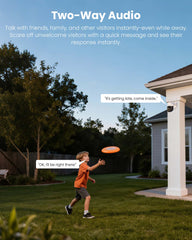 WiFi Pro 2.4&5GHz 4K 8MP Wireless Home Security Camera With Full-Color Night Vision