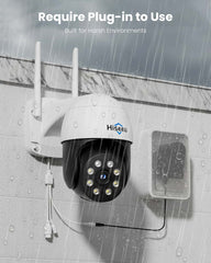 WiFi Pro 2.4&5GHz 4K 8MP Wireless Home Security Camera With Full-Color Night Vision