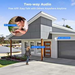 5MP PTZ 𝟯𝟲𝟬° 𝙑𝙞𝙚𝙬 WiFi Security Camera Outdoor Work with Echo Show