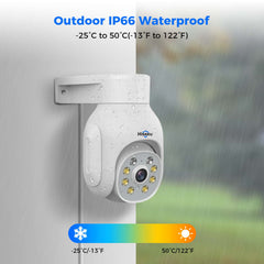2K 3MP PTZ 𝟯𝟲𝟬° 𝙑𝙞𝙚𝙬 2.4G&5G WiFi Security Camera Outdoor with Two Way Audio