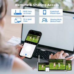 4MP PTZ 𝟯𝟲𝟬° 𝙑𝙞𝙚𝙬 10X Zoom PanSecurity Camera Outdoor with IP66 Waterproof