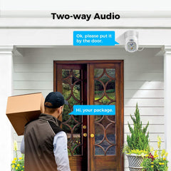 2K 3MP PTZ 𝟯𝟲𝟬° 𝙑𝙞𝙚𝙬 10X Zoom PanSecurity Camera Outdoor with IP66 Waterproof