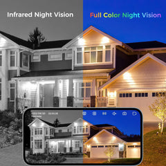 2K 3MP PTZ 𝟯𝟲𝟬° 𝙑𝙞𝙚𝙬 10X Zoom PanSecurity Camera Outdoor with IP66 Waterproof