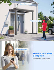 4MP Dual Lens 5G&2.4G WiFi-Pro Wireless PTZ Security Camera Outdoor