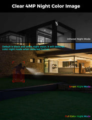 4MP Dual Lens 5G&2.4G WiFi-Pro Wireless PTZ Security Camera Outdoor