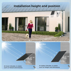 4MP 2.4G WiFi Wireless Solar PTZ 360° View Battery Camera With Color Night Vision No Monthly Fee