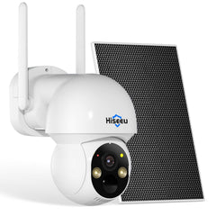 4MP 2.4G WiFi Wireless Solar PTZ 360° View Battery Camera With Color Night Vision No Monthly Fee