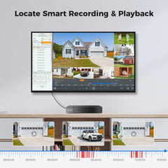 【NO Hard Drive】Hiseeu 4K DVR Security 8MP Digital Video Recorder Advanced for CCTV Security Camera, AHD/TVI/CVI/CVBS/IPC