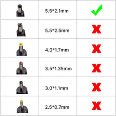 Hiseeu AC 100-240V to DC 12V 1A 1000mA 12W Power Supply 5.5 x 2.1mm FCC 10 Feet Cable Power Supply (12V-1000mA) Power Adapter for Security Cameras - Hiseeu
