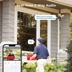 Hiseeu 4K PoE Security Camera System,Vehicle/Human Detect, 8MP NVR 5MP IP Security Camera Outdoor, IP 67Waterproof, Free Motion Alerts, 24/7 Home Surveillance NVR Kit - Hiseeu