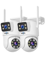 4MP Dual Lens 5G&2.4G WiFi-Pro Wireless PTZ Security Camera Outdoor