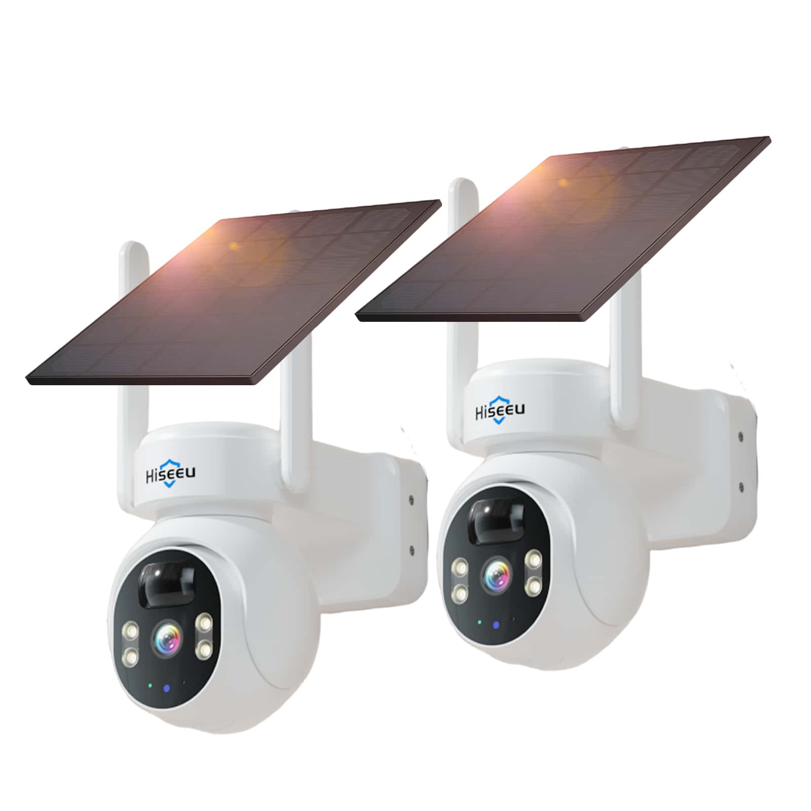 4MP No Monthly Fee PTZ 360° View Solar Wireless Battery Camera