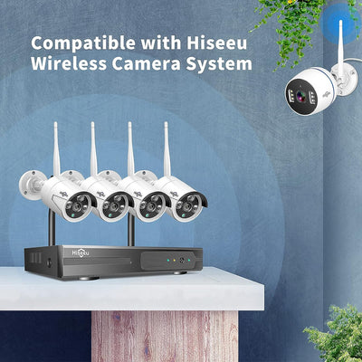 2K,Spotlight Outdoor Security Camera,3MP Home Camera,Two-Way Audio,Waterproof,Humanoid Detection,App Remote,Full Color Night Vision, 2.4GHz WiFi,Compatible Camera System