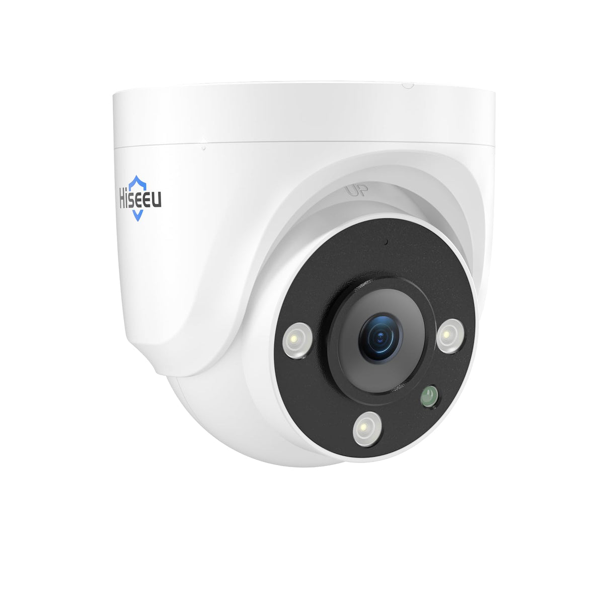 Hiseeu 5MP Analog Wired Security Camera,TVI/AHD/CVI/XVI 2560TVL Dome Comera for 5MP Analog Security Cameara System,Clear Night Vision up to 100ft, Wall& Ceiling Mount Remote Access