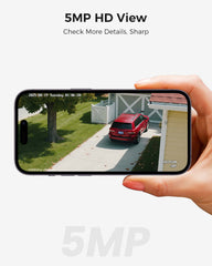 Hiseeu 5MP HD-TVI Dome PTZ Home Surveillance Cameras with 355° pan and 90° tilt,100ft IR Night Vision,IP67 Weatherproof Wired Security Camera for Indoor Outdoor Security Replacement Camera