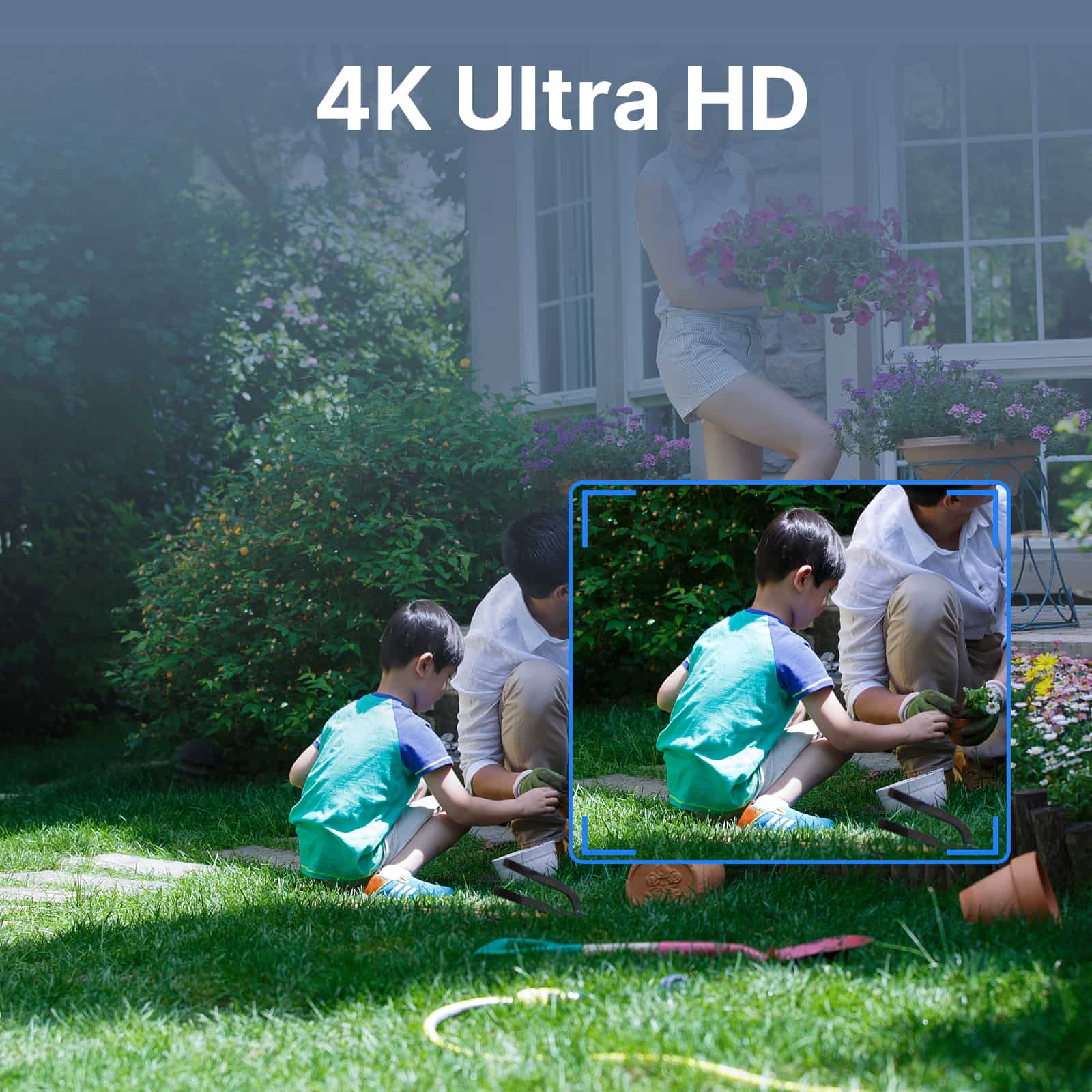 [Wired, Al Human/Vehicle Detection, Expandable 8Channels 100ft 4K DVR] 8MP AHD Wired Analog Security Camera BUILD-IN 3TB HDD Smart Dual Light