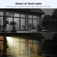 [Wired, IP66 Waterproof, Expandable 8Channels 3K DVR] 5MP AHD Analog Bullet Security Camera BUILD-IN 1TB HDD With Dual Light