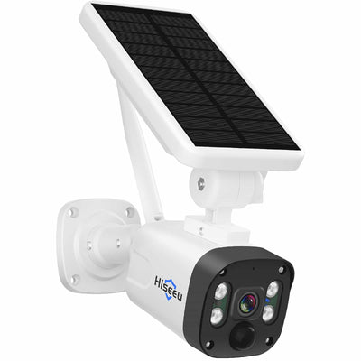4MP Solar Battery Wireless Security Camera Outdoor with PIR Detection