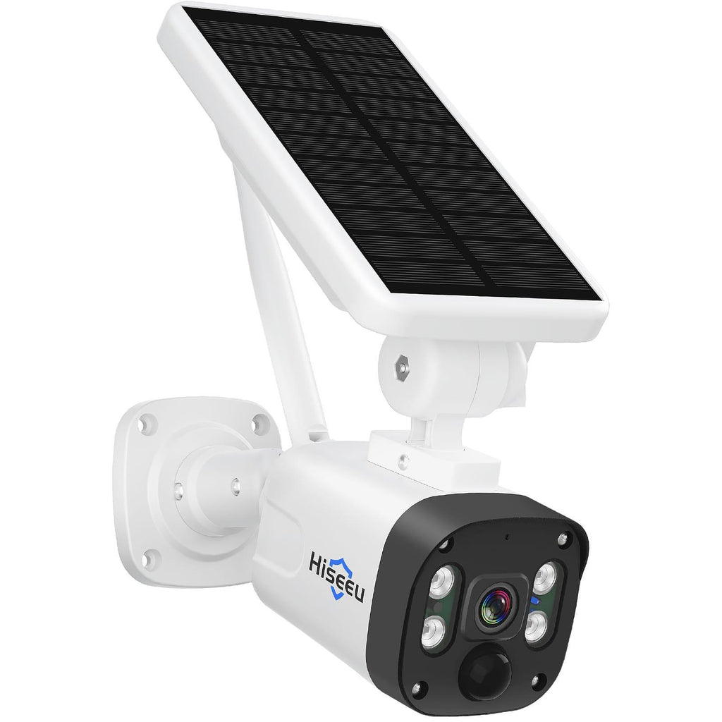 防犯カメラ HiSeeu Solar Pan-Tilt Camera WTD403 4MP Solar PTZ 360° View Wireless Battery Camera WIth No