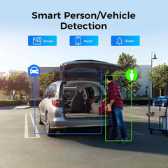 Wired 5MP IP67 Waterproof PoE Bullet IP Security Camera with Human Vehicle Detect