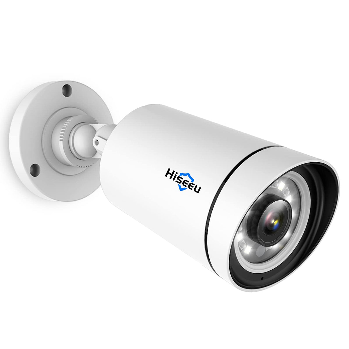 Wired 5MP PoE Bullet Security Camera IP66 Waterproof with Two-Way Audio