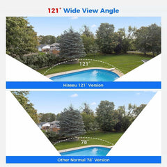 Hiseeu 【4K Ultra HD】 8MP PoE Camera, IP Camera, Turrect Dome Camera w/Human Vehicle Detection, 2 Way Audio, Free Remote Access, Color Night Vision, IP 67 Waterproof, Work 4K 8MP PoE NVR