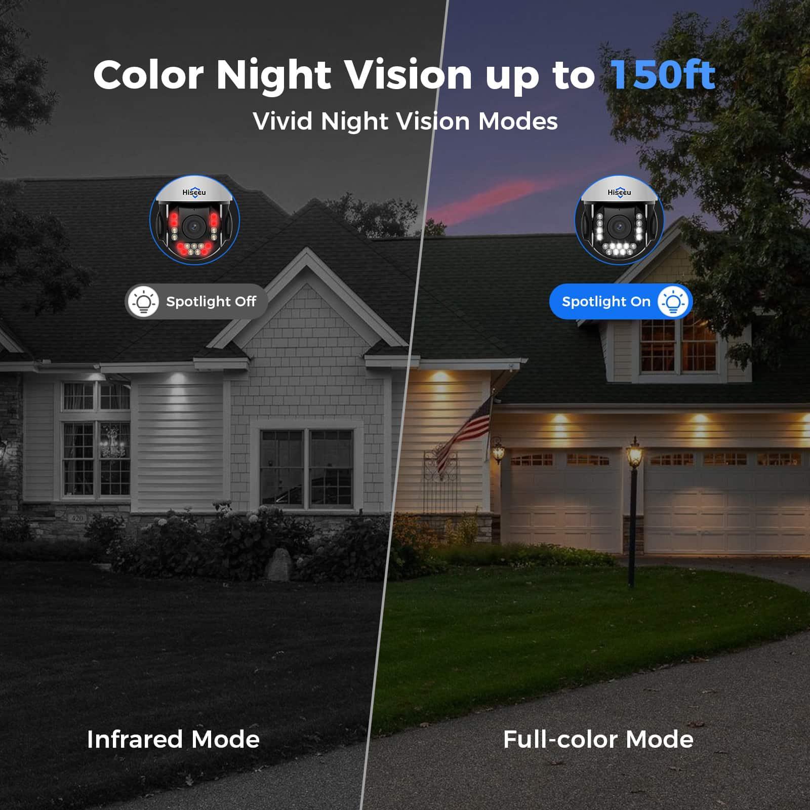 Wired 360°&30X Optical Zoom 5MP 4K PoE PTZ Security Camera with Two-Way Audio