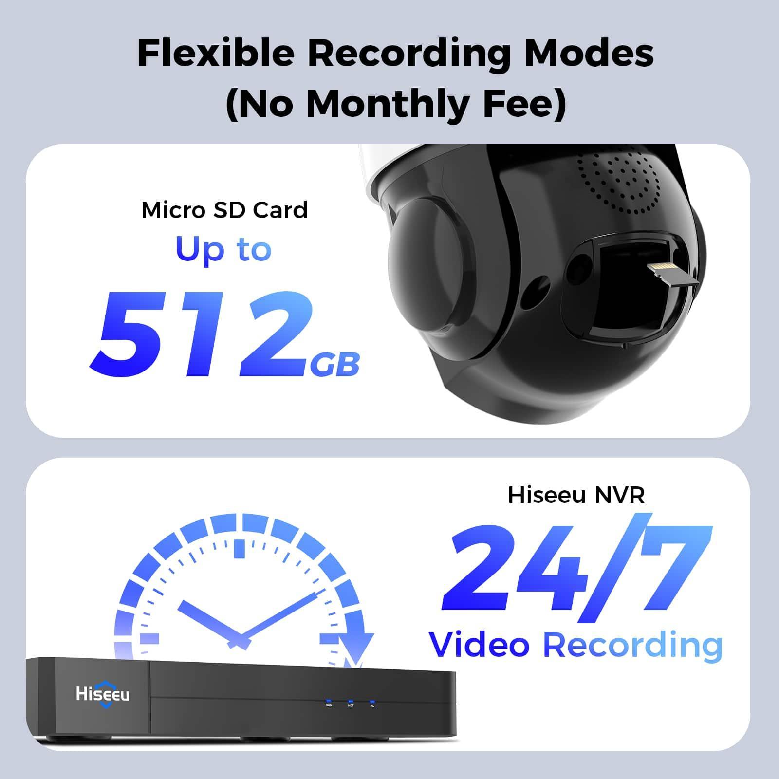 Wired 360°&30X Optical Zoom 5MP 4K PoE PTZ Security Camera with Two-Way Audio