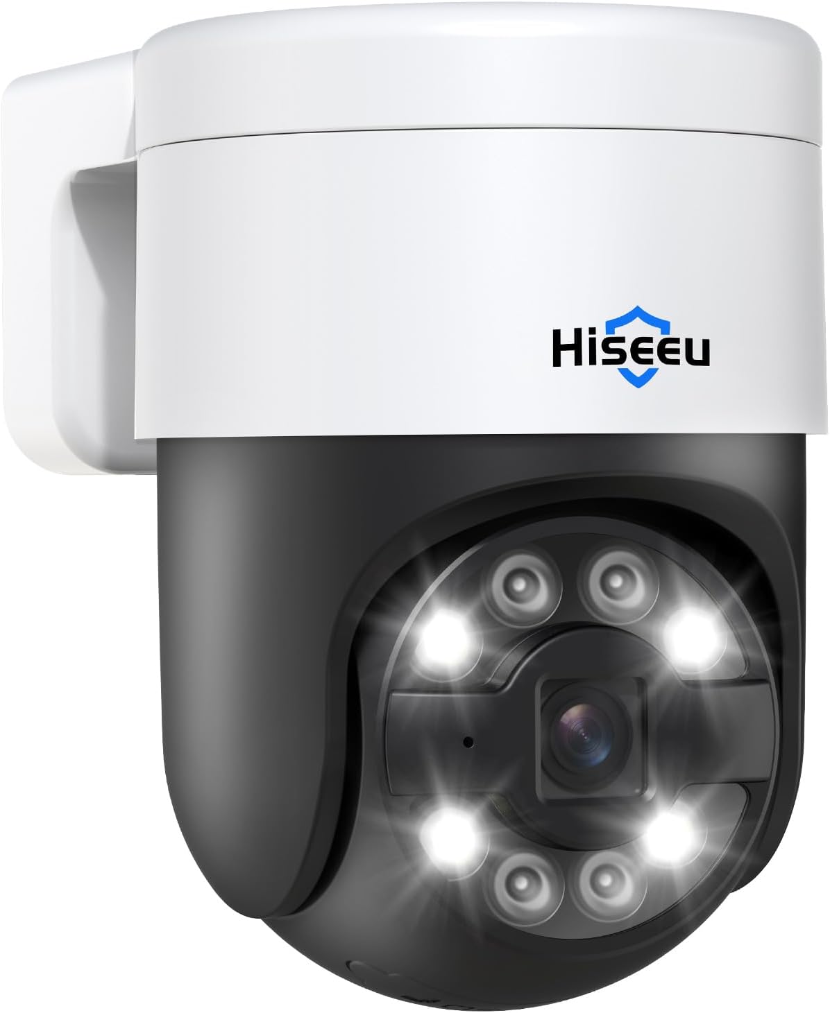 Wired 8MP PoE 4K PTZ 360° Security Camera with Color Night Vision and 2-Way Audio