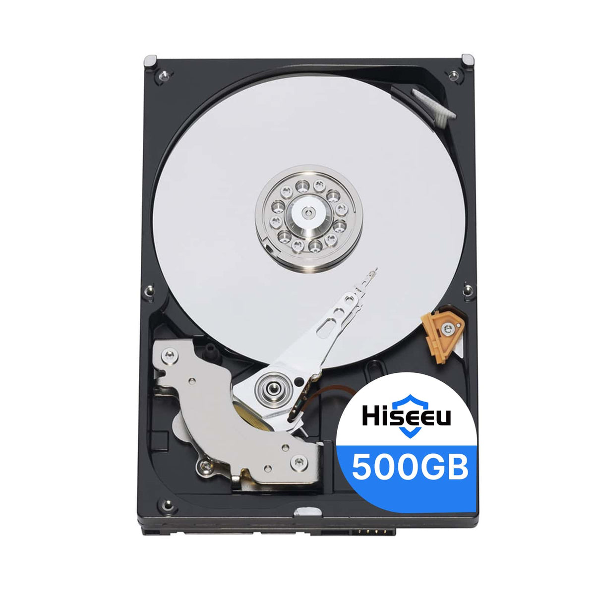 Hiseeu 3.5 Inch Surveillance Internal Hard Drive HDD SATA 6Gb/s 64MB Cache for NVR Security Camera System and Computer
